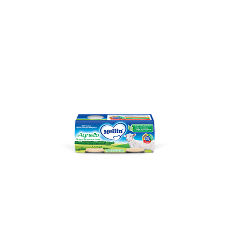 Mellin Omogenizzato per Bambini Gusto Agnello 2 vasetti da 80g Mellin Omogenizzato per Bambini Gusto Agnello 2 vasetti da 80g