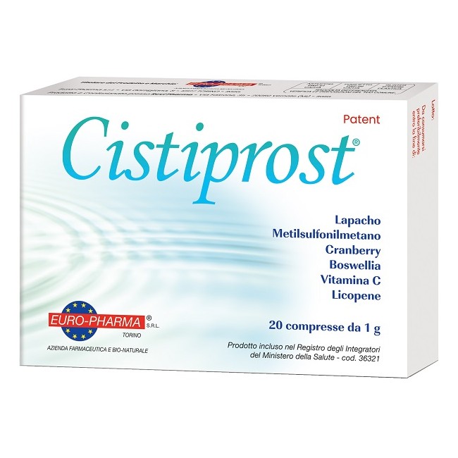 Euro-pharma Cistiprost 20 Compresse Da 1 G Euro-pharma Cistiprost 20 Compresse Da 1 G
