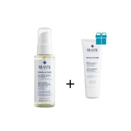 Rilastil Olio Smagliature - Olio alla mandorla, rosa mosqueta e crusca di riso 100 ml Rilastil Olio Smagliature - Olio alla mandorla, rosa mosqueta e crusca di riso 100 ml