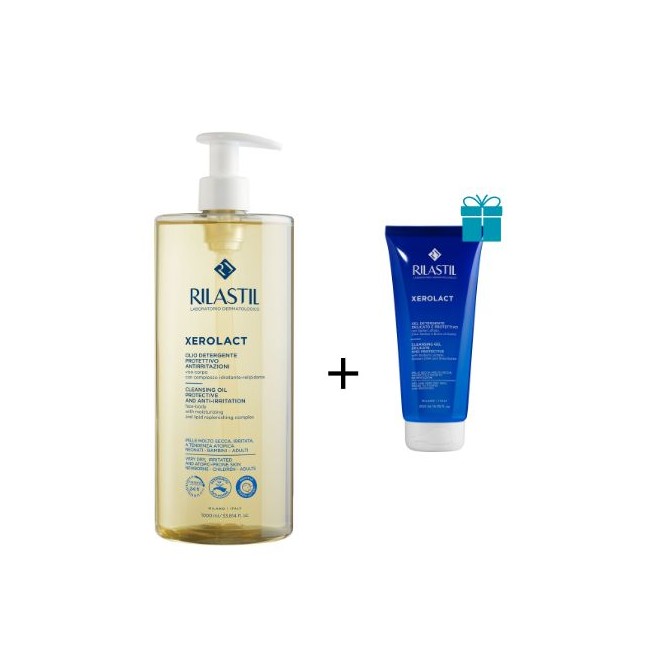 Rilastil Xerolact Olio Detergente viso e corpo pelle secca o atopica Rilastil Xerolact Olio Detergente viso e corpo pelle secca o atopica