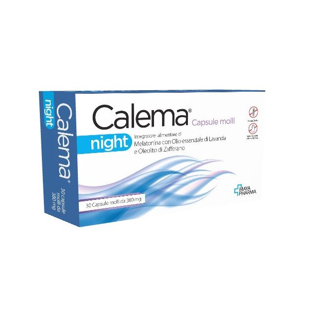 Maya Pharma Calema Night 30 Capsule Molli Maya Pharma Calema Night 30 Capsule Molli