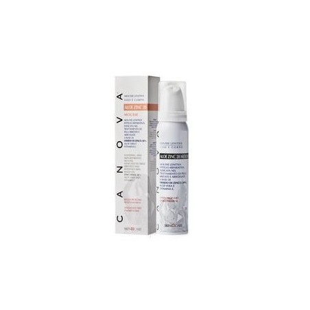 Canova Aloe Zinc 20 Mousse lenitiva viso e corpo per dermatite 100 ml Canova Aloe Zinc 20 Mousse lenitiva viso e corpo per dermatite 100 ml