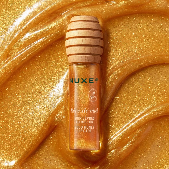 Nuxe Reve De Miel - Trattamento labbra gloss DORATO al miele 10 ml Nuxe Reve De Miel - Trattamento labbra gloss DORATO al miele 10 ml