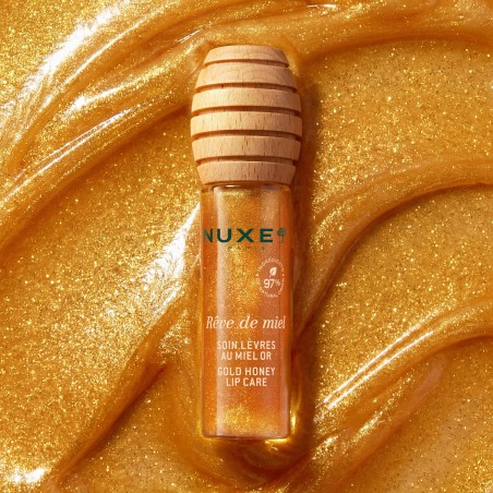 Nuxe Reve De Miel - Trattamento labbra gloss DORATO al miele 10 ml Nuxe Reve De Miel - Trattamento labbra gloss DORATO al miele 10 ml