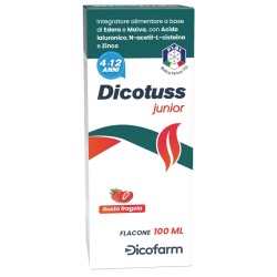 Dicotuss Junior Gusto Fragola Secrezioni Bronchiali 100 ml
