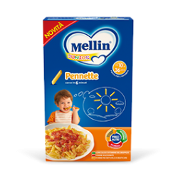 Mellin Pennette Junior 280 g - Pasta per Bambini