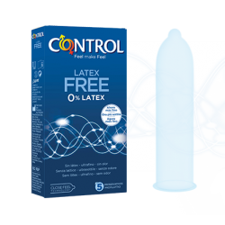 Control Latex Free Preservativi Senza Lattice 5 pezzi