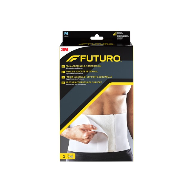 3m Futuro Fascia Elastica Post Operatoria per addome cadente post-intervento colore bianco taglia L 116,8 - 132,1 cm 3m Futuro Fascia Elastica Post Operatoria per addome cadente post-intervento colore bianco taglia L 116,8 - 132,1 cm