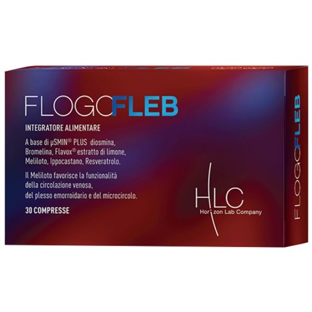 Horizon Lab Company Flogo Fleb integratore per gonfiore ed edema 30 compresse Horizon Lab Company Flogo Fleb integratore per gonfiore ed edema 30 compresse