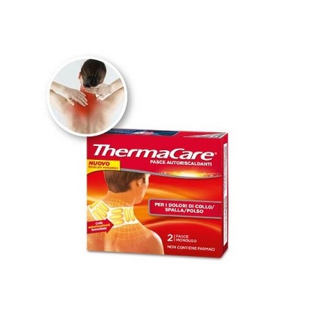 Thermacare Fasce autoriscaldanti per i dolori a collo/spalla/polso 2 pezzi