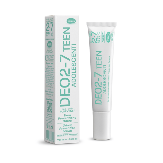 Deo 2-7 TEEN - Siero deodorante per la prevenzione dei cattivi odori per adolescenti 15 ml Deo 2-7 TEEN - Siero deodorante per la prevenzione dei cattivi odori per adolescenti 15 ml