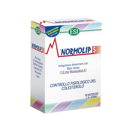 ESI Normolip 5 integratore per il controllo fisiologico del colesterolo 60 capsule