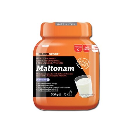 NamedSport Maltonam integratore di carboidrati semplici e complessi per lo sport 1 kg NamedSport Maltonam integratore di carboidrati semplici e complessi per lo sport 1 kg