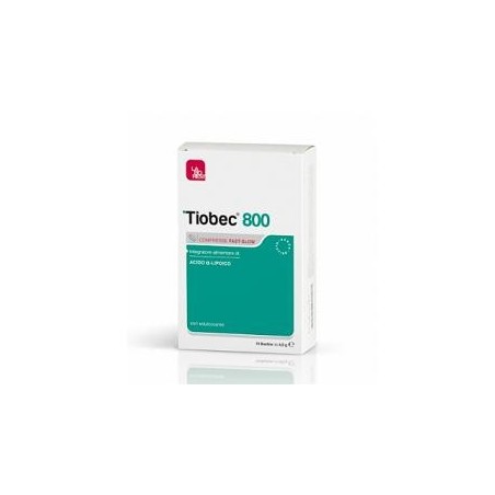 Tiobec 800 20 compresse Fast-slow - Integratore antiossidante Tiobec 800 20 compresse Fast-slow - Integratore antiossidante