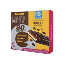 Giusto Barretta Proteica Fondente e Nocciola 30 g