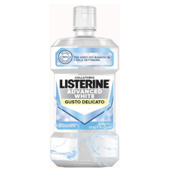 Listerine Advanced White Collutorio Gusto Delicato Bundle 2 x 500 ml