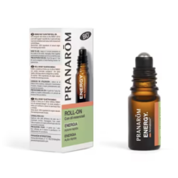 Pranarom Aromaboost Energia Olio Essenziale Roll On per Stanchezza Fisica e Mentale 5 ml