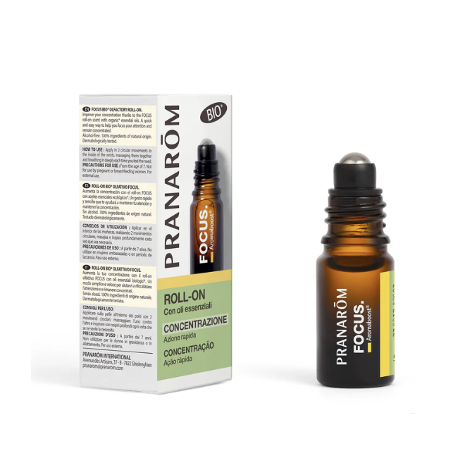 Pranarom Aromaboost Focus Olio Essenziale Roll On per Concentrazione e Memoria 5 ml Pranarom Aromaboost Focus Olio Essenziale Roll On per Concentrazione e Memoria 5 ml