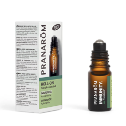 Pranarom Aromaboost Immunità Olio Essenziale Roll On per il Sistema Immunitario 5 ml