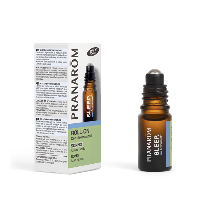 Pranarom Aromaboost Sonno Olio Essenziale Roll On per il Sonno 5 ml