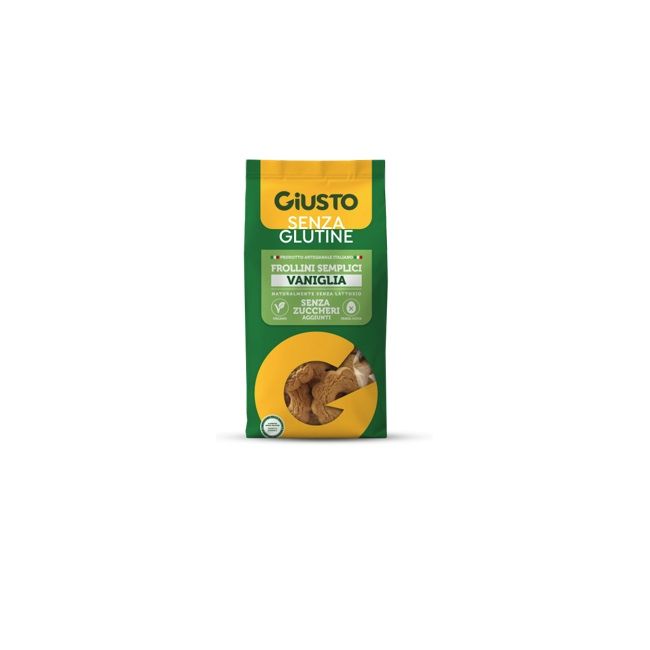 Giusto Frollini Semplici senza glutine e zucchero aggiunto VANIGLIA 200 g