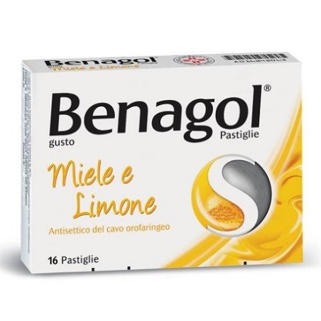 Benagol Gola 16 pastiglie gusto miele e limone Benagol Gola 16 pastiglie gusto miele e limone