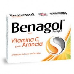 Benagol Gola Vitamina C 16 pastiglie all'arancia