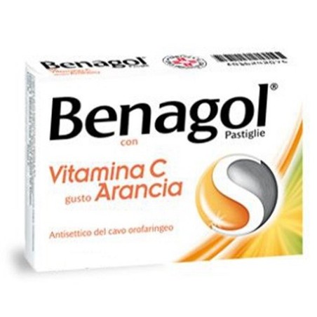 Benagol Gola Vitamina C 16 pastiglie all'arancia Benagol Gola Vitamina C 16 pastiglie all'arancia