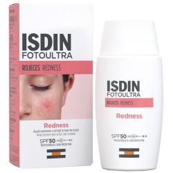 ISDIN Fotoultra Redness SPF50 crema solare per pelle soggetta ad arrossamento e prurito  50 ml