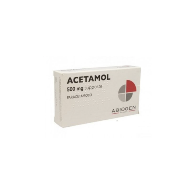 Acetamol 500 mg 10 Supposte