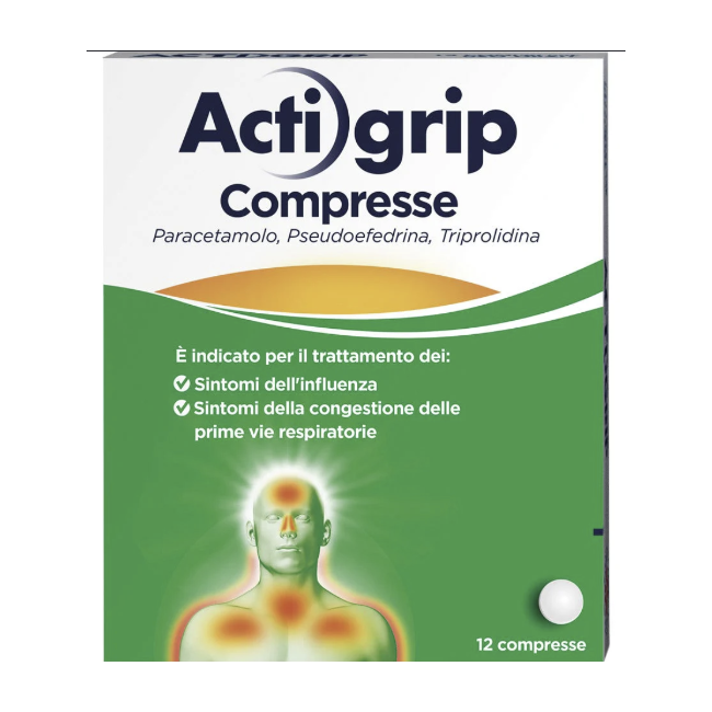 Actigrip 12 Compresse