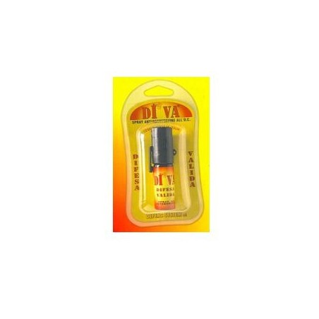 Diva Spray Antiaggressione al peperoncino per difesa personale 15 ml Diva Spray Antiaggressione al peperoncino per difesa personale 15 ml
