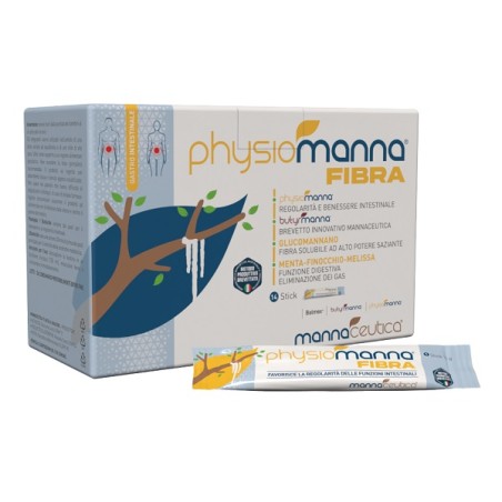 14 stick pack di Physiomanna Fibra. 14 stick pack di Physiomanna Fibra.