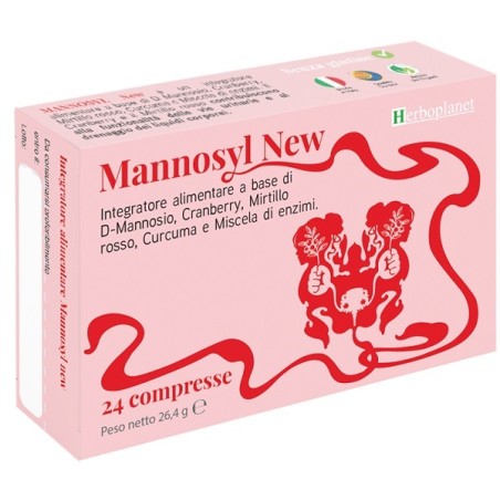 Herboplanet Mannosyl New 24 Compresse Herboplanet Mannosyl New 24 Compresse