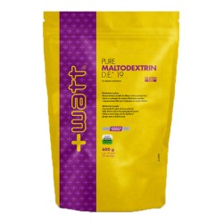 +watt Pure Maltodextrin D E 19 integratore in polvere per sportivi 600 g gusto natural