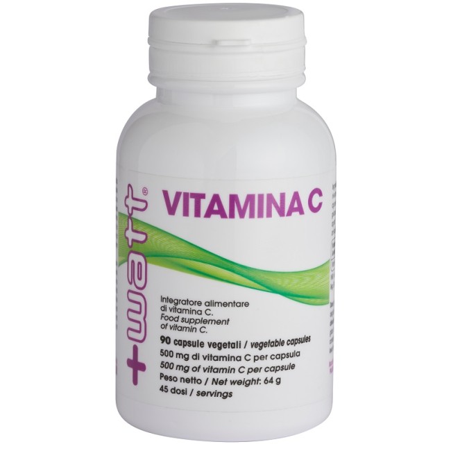+Watt Vitamina C integratore per sportivi contro i radicali liberi 90 capsule