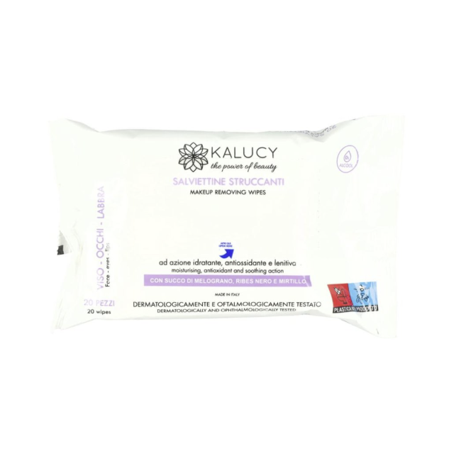 Farvima Medicinali Kalucy Salviette Struccanti 20 Pezzi Farvima Medicinali Kalucy Salviette Struccanti 20 Pezzi