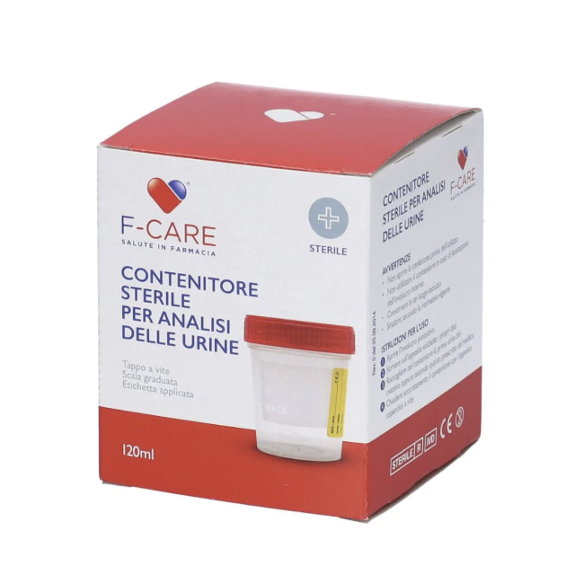 Farvima Medicinali Contenitore Sterile F Care Per La Raccolta Urina 120 Ml Farvima Medicinali Contenitore Sterile F Care Per La Raccolta Urina 120 Ml