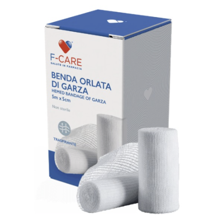 Farvima Medicinali Benda Orlata F Care 5x500cm Tesa Farvima Medicinali Benda Orlata F Care 5x500cm Tesa