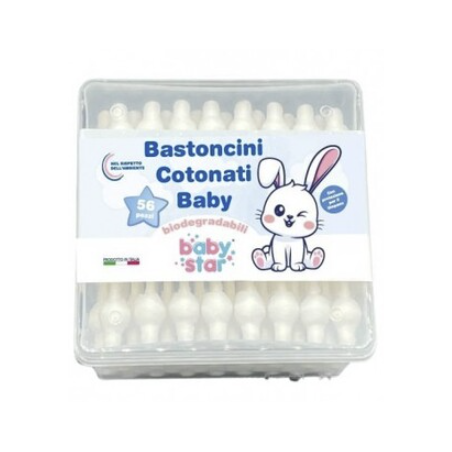 Farvima Medicinali Babystar Bastoncini Cotonati 56 Pezzi