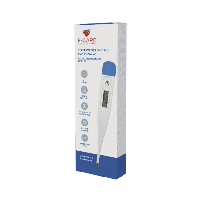 Farvima Medicinali Termometro F-care Digitale Punta Rigida Farvima Medicinali Termometro F-care Digitale Punta Rigida
