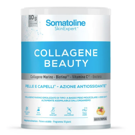 Somatoline Collagene Beauty Integratore di collagene marino in polvere 216 g Somatoline Collagene Beauty Integratore di collagene marino in polvere 216 g