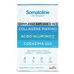 Somatoline Complesso anti age 3 in 1 - Integratore per pelle, capelli e articolazioni 60 compresse