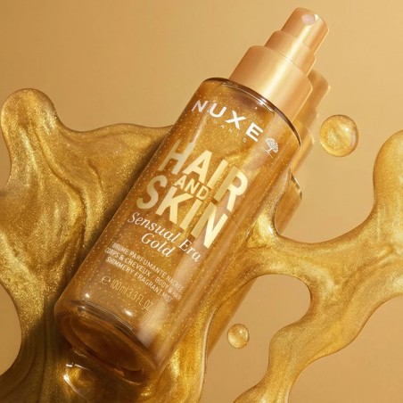 Nuxe Hair mist Sensual Era GOLD - Spray profumato corpo e capelli DORATO 100 ml Nuxe Hair mist Sensual Era GOLD - Spray profumato corpo e capelli DORATO 100 ml