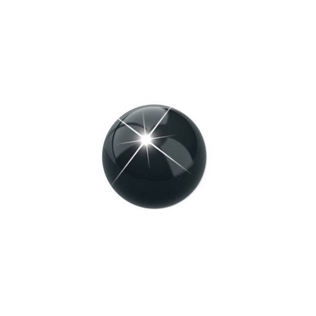 PRE ORECCHINO PALLINA NERA 4MM PRE ORECCHINO PALLINA NERA 4MM