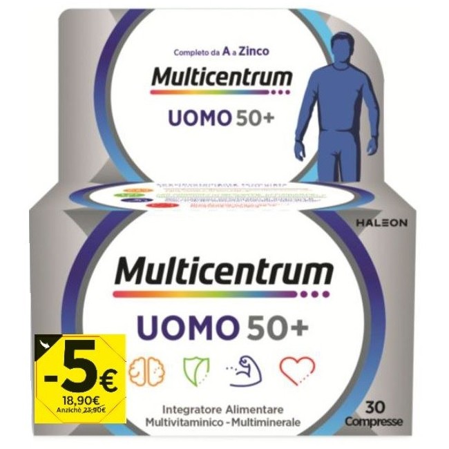 MULTICENTRUM UOMO 50+ 30 COMPRESSE PROMO 2026 MULTICENTRUM UOMO 50+ 30 COMPRESSE PROMO 2026