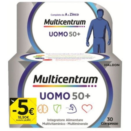 MULTICENTRUM UOMO 50+ 30 COMPRESSE PROMO 2026 MULTICENTRUM UOMO 50+ 30 COMPRESSE PROMO 2026