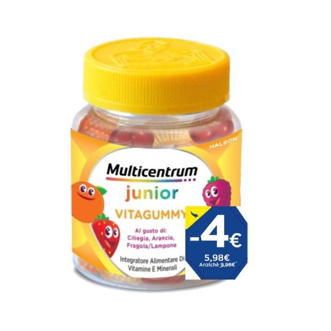 Multicentrum VitaGummy Junior 30 Caramelle Gommose Multicentrum VitaGummy Junior 30 Caramelle Gommose