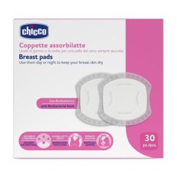 Chicco Coppette Assorbilatte con Antibatterico 30 pezzi