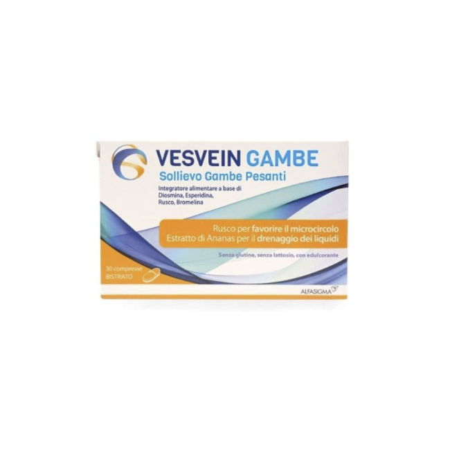 Vesvein Gambe Sollievo per Gambe Pesanti 30 Compresse Vesvein Gambe Sollievo per Gambe Pesanti 30 Compresse